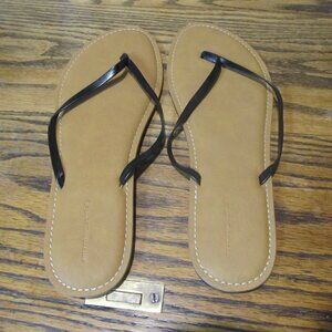 Black Amazon Essentials Thong Sandals Size 13